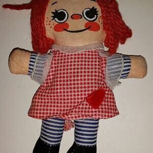Vintage 1965 7" Cloth Rag Doll "Candy" by Larami Corp. Rare